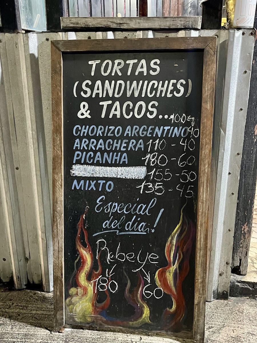 Changarro de la 30 las palapas Menu - Image 2